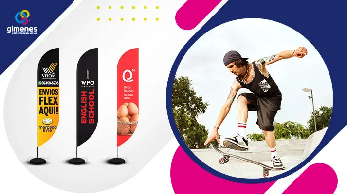 Wind Banner para Lojas de Produtos de Skate: Aumente o Impacto Visual e Atraia Clientes